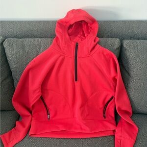 DSG Vibrant Red Zippered Hoodie
